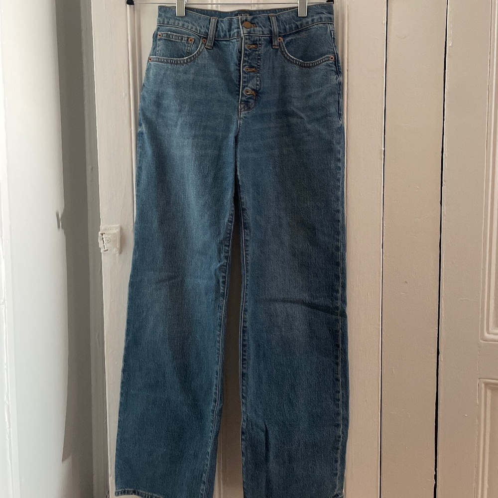Jcrew Wide Leg Jeans